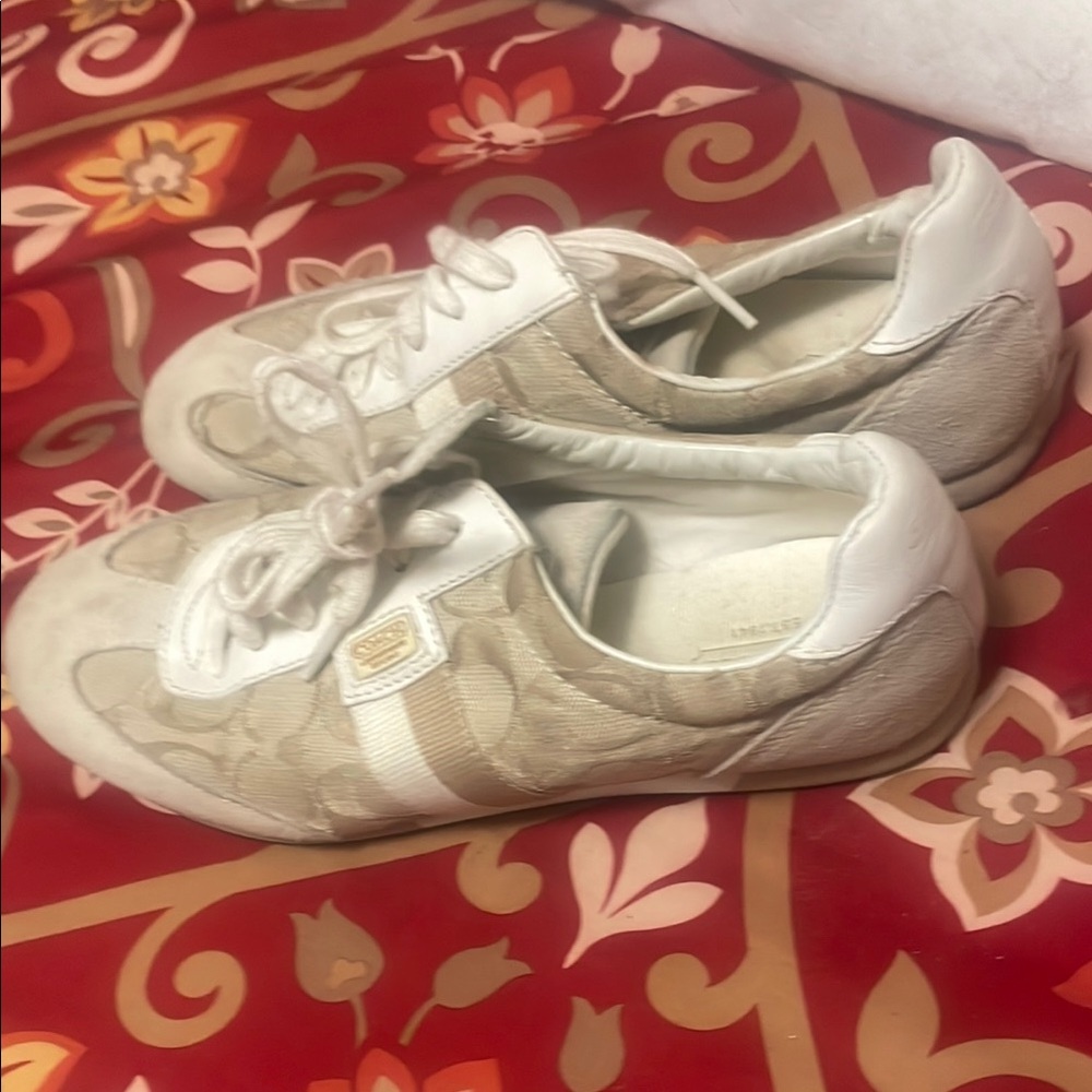 C.C. Women's Sneakers - White and Cream